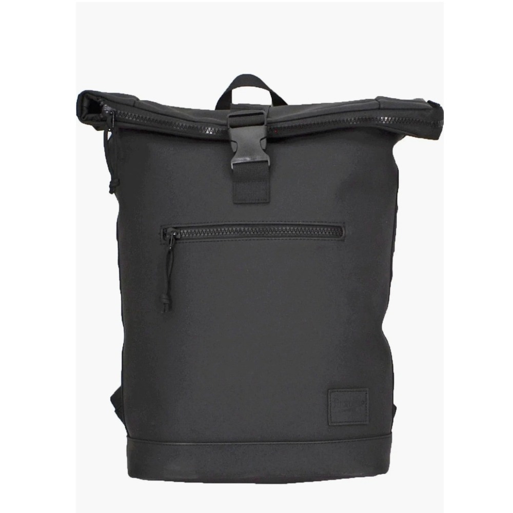 Duchamp‎ London Backpack Mens OS Black Rubberized Roll Top Tech Bag